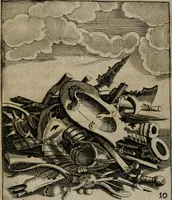 Picture 13 of 28 from Meditationes emblematicae de restaurata pace Germaniae = Sinnebilder von dem widergebrachten Teutschen Frieden (1649), leaf 28