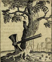 An illustration from Meditationes emblematicæ de restaurata pace Germaniæ. : Sinnebilder von dem widergebrachten teutschen Frieden, kürtzlich erklärt (1649)