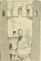An illustration from Mediæval military architecture in England (1884)