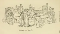 An illustration from Mediæval military architecture in England (1884)