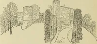 An illustration from Mediæval military architecture in England (1884)