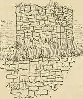 An illustration from Mediæval military architecture in England (1884)