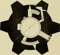 An illustration from Mediæval military architecture in England (1884)