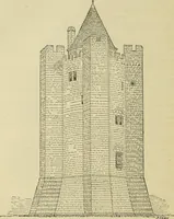 An illustration from Mediæval military architecture in England (1884)