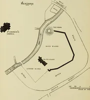 An illustration from Mediæval military architecture in England (1884)