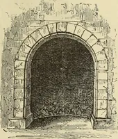 An illustration from Mediæval military architecture in England (1884)