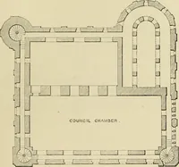 An illustration from Mediæval military architecture in England (1884)