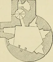 An illustration from Mediæval military architecture in England (1884)