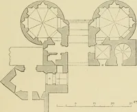 An illustration from Mediæval military architecture in England (1884)