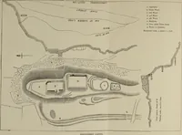 An illustration from Mediæval military architecture in England (1884)