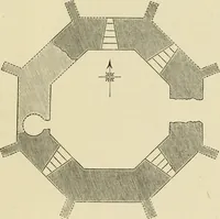 An illustration from Mediæval military architecture in England (1884)