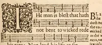 An illustration from The Whole booke of Psalmes collected into English meeter (1618)