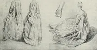 An illustration from Meister des Rokoko : acht farbige Wiedergaben nach Gemälden von Watteau, Boucher und Fragonard (1900)