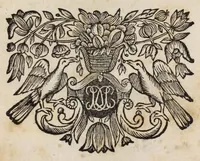 An illustration from Meleagrides et Aetolia, ex numismate Kyrieōn apud Goltzium : interspersis marmoribus quibusdam de Meleagri interitu & apri Calydonii venatione (1696)