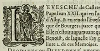 An illustration from Memoires de l'histoire du Languedoc, curieusement et fidelement recueillis de diuers autheurs grecs, latins, françois & espagnols; & de plusieurs titres & chartes tirés des archifs des villes & communautez de la mesme prouince, et autres circonuoisines (1633)