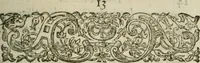 An illustration from Memoires et recueil de l'origine, alliances, & succession de la royale famille de Bourbon, branche de la Maison de France. Ensemble de l'histoire, gestes, & seruices plus memorables, faictz par les princes d'icelle aux Rois & Courõne de France (1587)