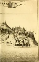 An illustration from Memoires, historiques & geographiques du royaume de la Moree, Negrepont, & des places maritimes, jusques à Thessalonique (1686)