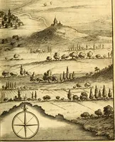 An illustration from Memoires, historiques & geographiques du royaume de la Moree, Negrepont, & des places maritimes, jusques à Thessalonique (1686)