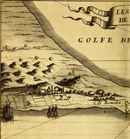 An illustration from Memoires, historiques & geographiques du royaume de la Moree, Negrepont, & des places maritimes, jusques à Thessalonique (1686)