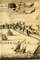 An illustration from Memoires, historiques & geographiques du royaume de la Moree, Negrepont, & des places maritimes, jusques à Thessalonique (1686)