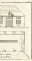 An illustration from Mémoire sur l'art de perfectionner les constructions rurales (1805)