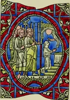 An illustration from Memoirs illustrative of the art of glass-painting (1865)