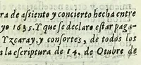 An illustration from Memorial del pleyto de don Baltassar de Herrera y Oballe, vezino de Salamanca con Iocahin de Yzcaray, y otros consortes vezinos desta ciudad (1640)