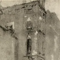 An illustration from Memorial exhibition of the works of the late J. McNeill Whistler, first president of the International Society of Sculptors, Painters, and Gravers, in the New Gallery, Regent Street, London, from the twenty-second of February to the thirty-first of March (1905)