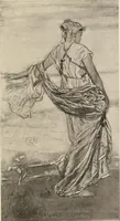 An illustration from Memorial exhibition of the works of the late J. McNeill Whistler, first president of the International Society of Sculptors, Painters, and Gravers, in the New Gallery, Regent Street, London, from the twenty-second of February to the thirty-first of March (1905)