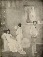 An illustration from Memorial exhibition of the works of the late J. McNeill Whistler, first president of the International Society of Sculptors, Painters, and Gravers, in the New Gallery, Regent Street, London, from the twenty-second of February to the thirty-first of March (1905)