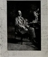 An illustration from Memorial exhibition of the works of the late Thomas Eakins, beginning December 23, 1917 and continuing through January 13, 1918 (1918)