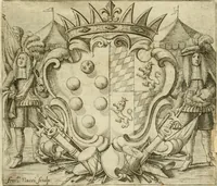 An illustration from Memorie del calcio fiorentino : tratte da diverse scritture e dedicate all' Altezze Serenissime di Ferdinando principe di Toscana e Violante Beatrice di Baviera (1688)