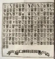 An illustration from Memorie historiche di diverse famiglie nobili : così napoletane, come forastiere, così vive, come spente, con le loro arme : e con un trattado dell'arme in generale : dicise in tre libri (1691)
