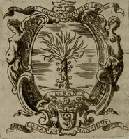 An illustration from Memorie, imprese, e ritratti de' signori Accademici Gelati de Bologna (1672)