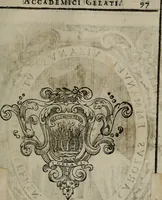 Picture 75 of 257 from Memorie, imprese, e ritratti de' signori Accademici Gelati de Bologna (1672), leaf 126