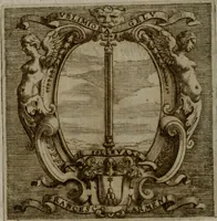 An illustration from Memorie, imprese, e ritratti de' signori Accademici Gelati de Bologna (1672)