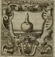 An illustration from Memorie, imprese, e ritratti de' signori Accademici Gelati de Bologna (1672)
