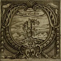 An illustration from Memorie, imprese, e ritratti de' signori Accademici Gelati de Bologna (1672)