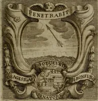 An illustration from Memorie, imprese, e ritratti de' signori Accademici Gelati de Bologna (1672)