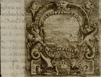 An illustration from Memorie, imprese, e ritratti de' signori Accademici Gelati de Bologna (1672)
