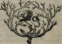 An illustration from Memorie, imprese, e ritratti de' signori Accademici Gelati de Bologna (1672)