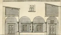 An illustration from Memorie istoriche della miracolosa immagine di Maria Vergine dell' Impruneta (1714)