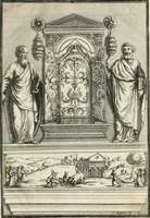 An illustration from Memorie istoriche della miracolosa immagine di Maria Vergine dell' Impruneta (1714)