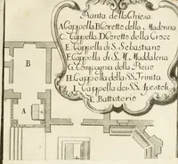 An illustration from Memorie istoriche della miracolosa immagine di Maria Vergine dell' Impruneta (1714)