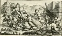 An illustration from Memorie istoriche della miracolosa immagine di Maria Vergine dell' Impruneta (1714)