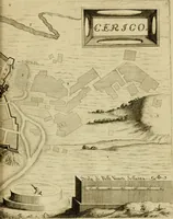 An illustration from Memorie istoriografiche delli regni della Morea e Negroponte e luoghi adiacenti (1686)