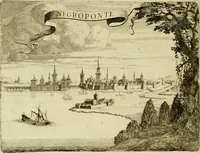 An illustration from Memorie istoriografiche delli regni della Morea e Negroponte e luoghi adiacenti (1686)