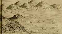 An illustration from Memorie istoriografiche delli regni della Morea e Negroponte e luoghi adiacenti (1686)