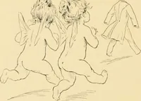 An illustration from Men, women and mirth ... (1909)