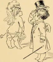 An illustration from Men, women and mirth ... (1909)